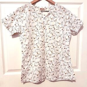 Fabindia | Top  | Fabindia White with Black & Gold Block Printed Kurta